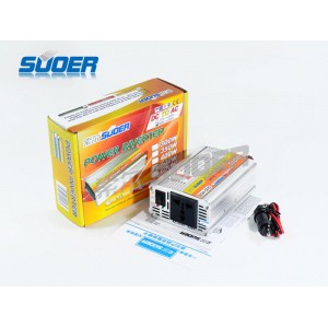 อินเวอร์เตอร์ Modified Sine Wave 12V to 220V 500W (ราคา 890 บาทเท่านั้น!!) "SUOER" รุ่น SDA-500A 